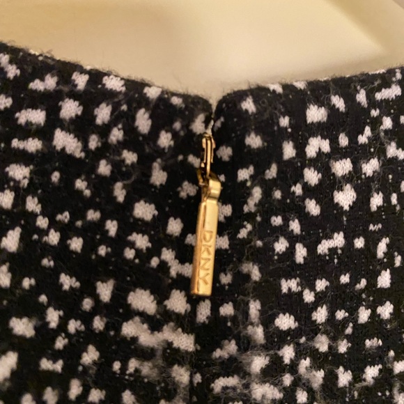 EUC DKNY Polka Dot Flare Dress - Picture 5 of 7